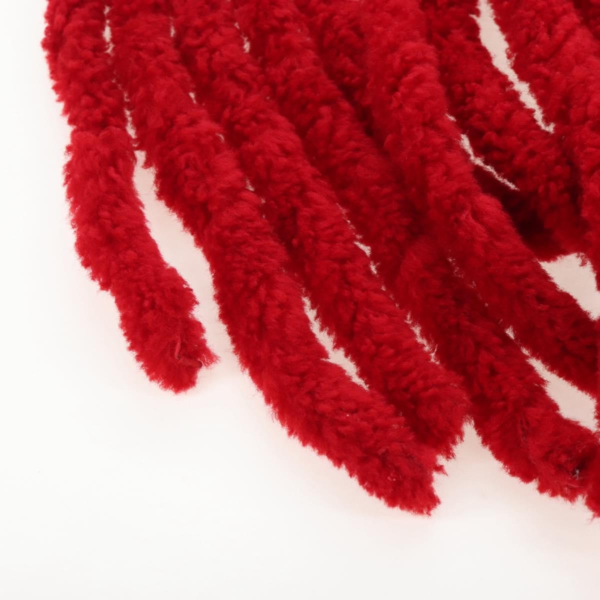 Bottega Veneta The Fringe Leather, Red, Textile, Clutch