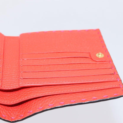 Fendi Selleria Peekaboo Leather, Pink, Leather, Wallet