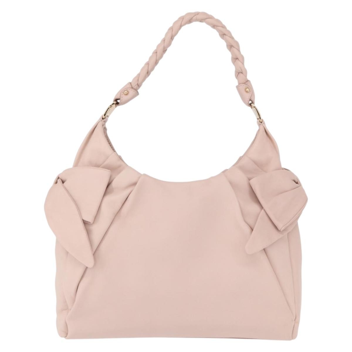 Salvatore Ferragamo Vala Leather, Pink, Leather, Shoulder Bag