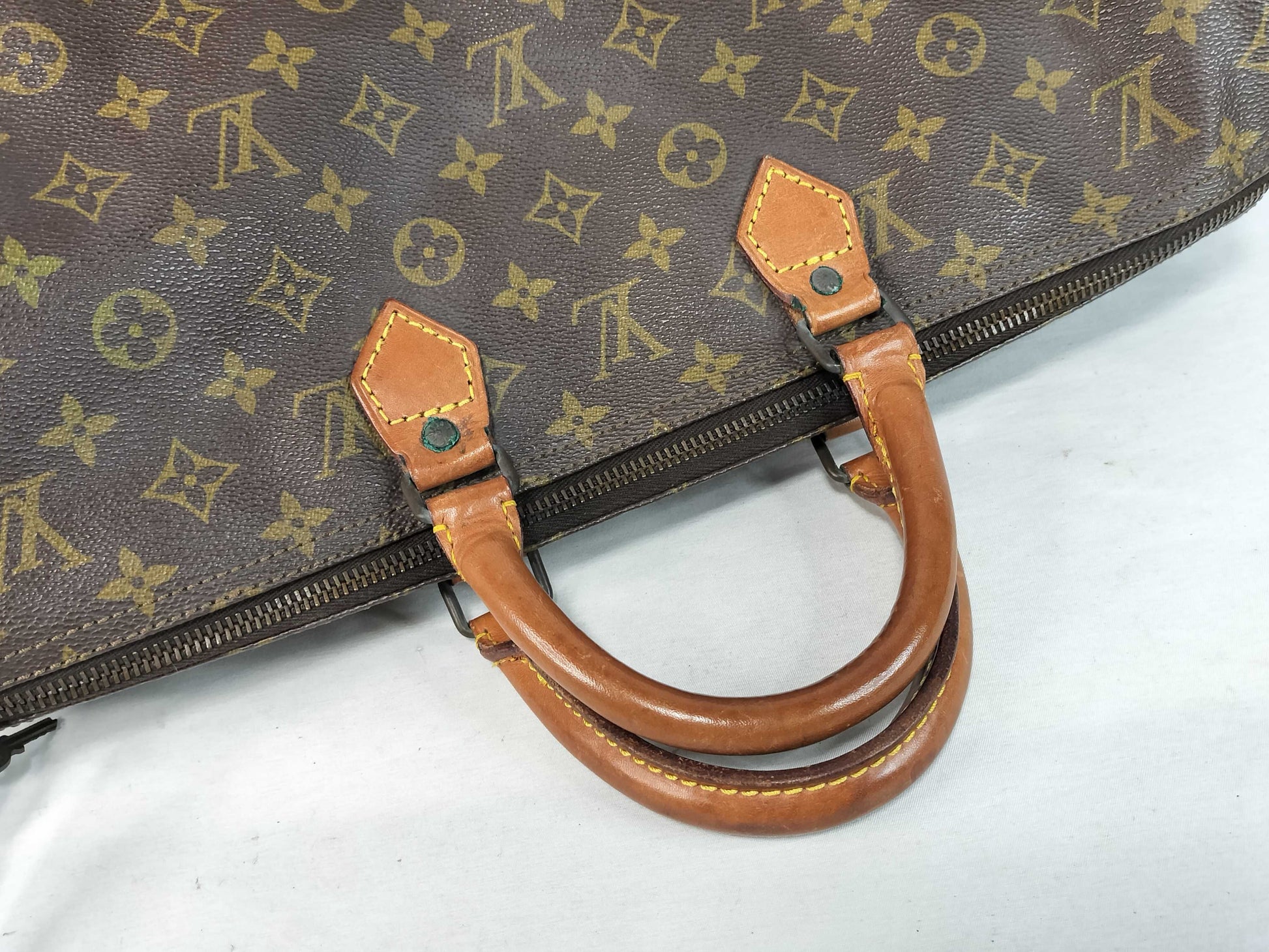 Louis Vuitton Speedy Monogram, Brown, Canvas, Handbag