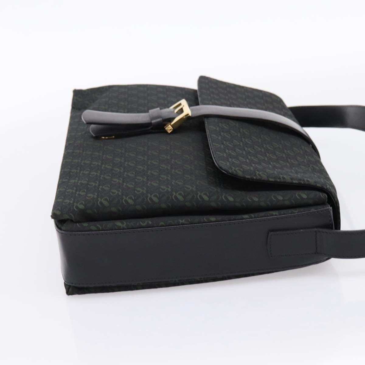 Loewe Vintage Canvas, Green, Canvas, Shoulder Bag