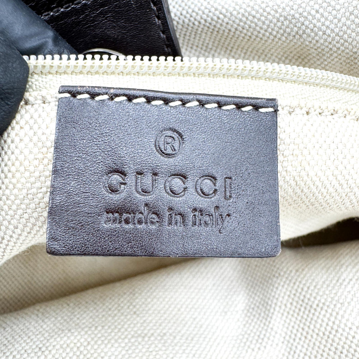Gucci Sukey Tote GG Canvas and leather, Beige, Canvas, Tote Bag