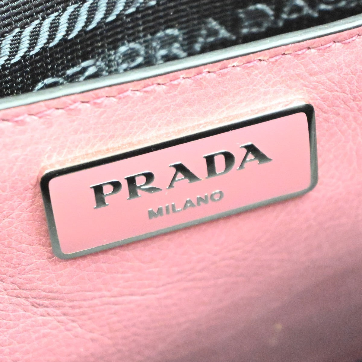 Prada Double Zip Lux Convertible Saffiano Leather, Pink, Leather, Tote Bag