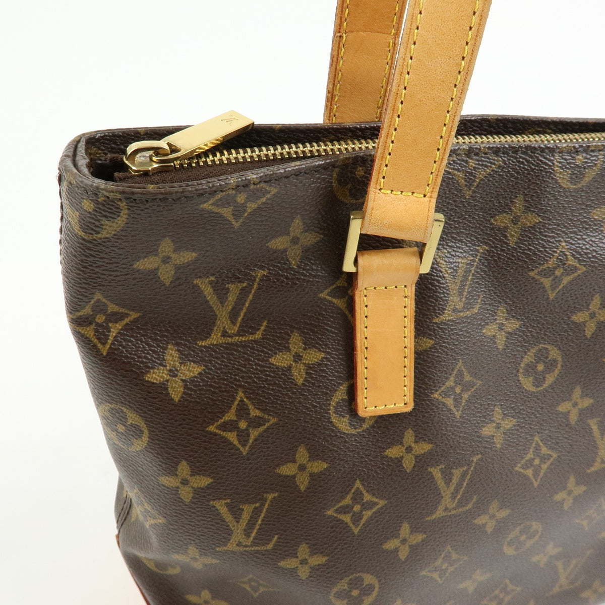 Louis Vuitton Cabas Piano Monogram Canvas, Brown, Canvas, Tote Bag