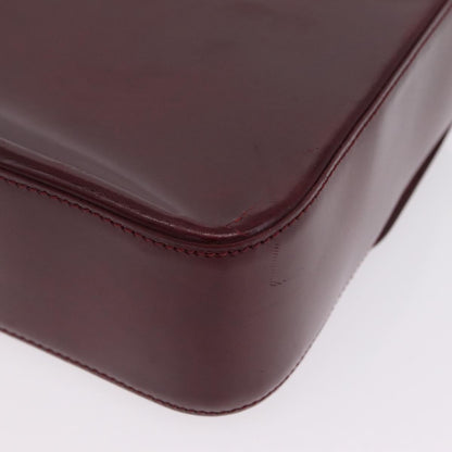 Cartier Panthère Shoulder Patent Leather, Burgundy, Patent Leather, Shoulder Bag