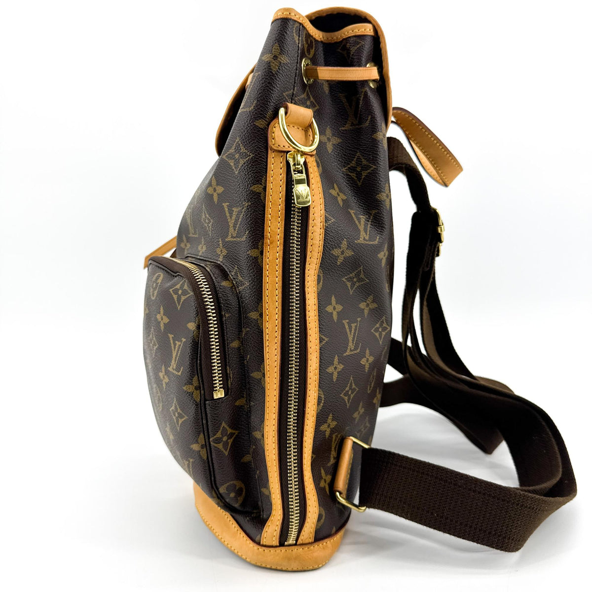 Louis Vuitton Bosphore Monogram Canvas, Brown, Canvas, Backpack