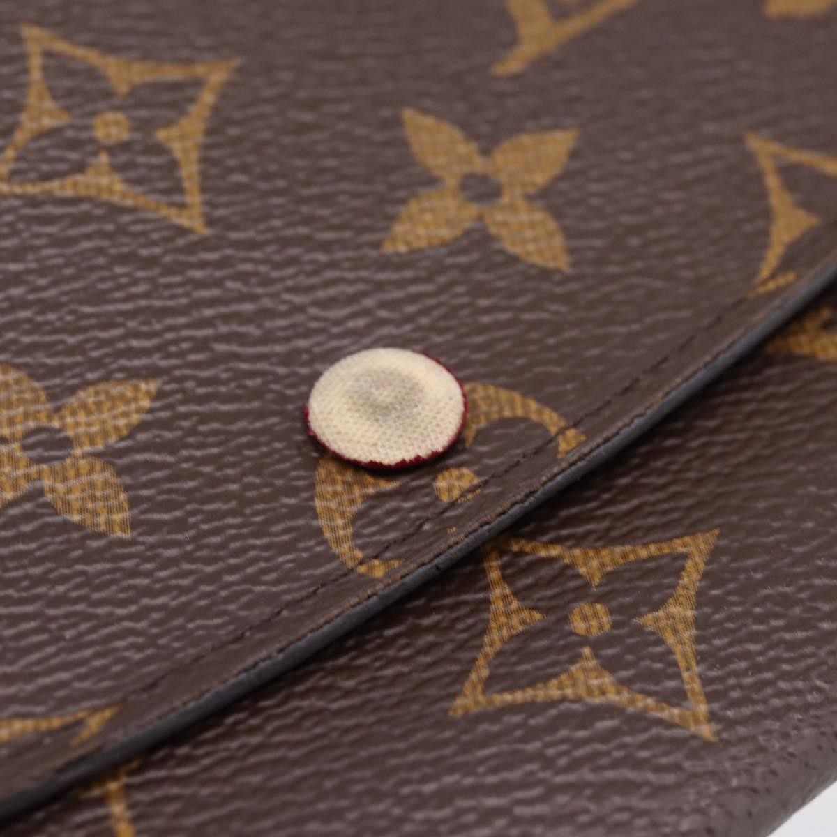 Louis Vuitton Emilie Monogram Canvas, Brown, Canvas, Wallet
