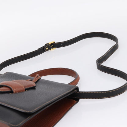 Loewe Barcelona Leather, Black, Leather, Shoulder Bag