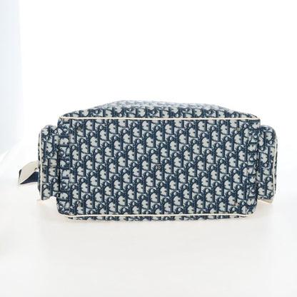 Christian Dior Vintage Girly Boston Diorissimo Canvas, Navy, Canvas, Handbag