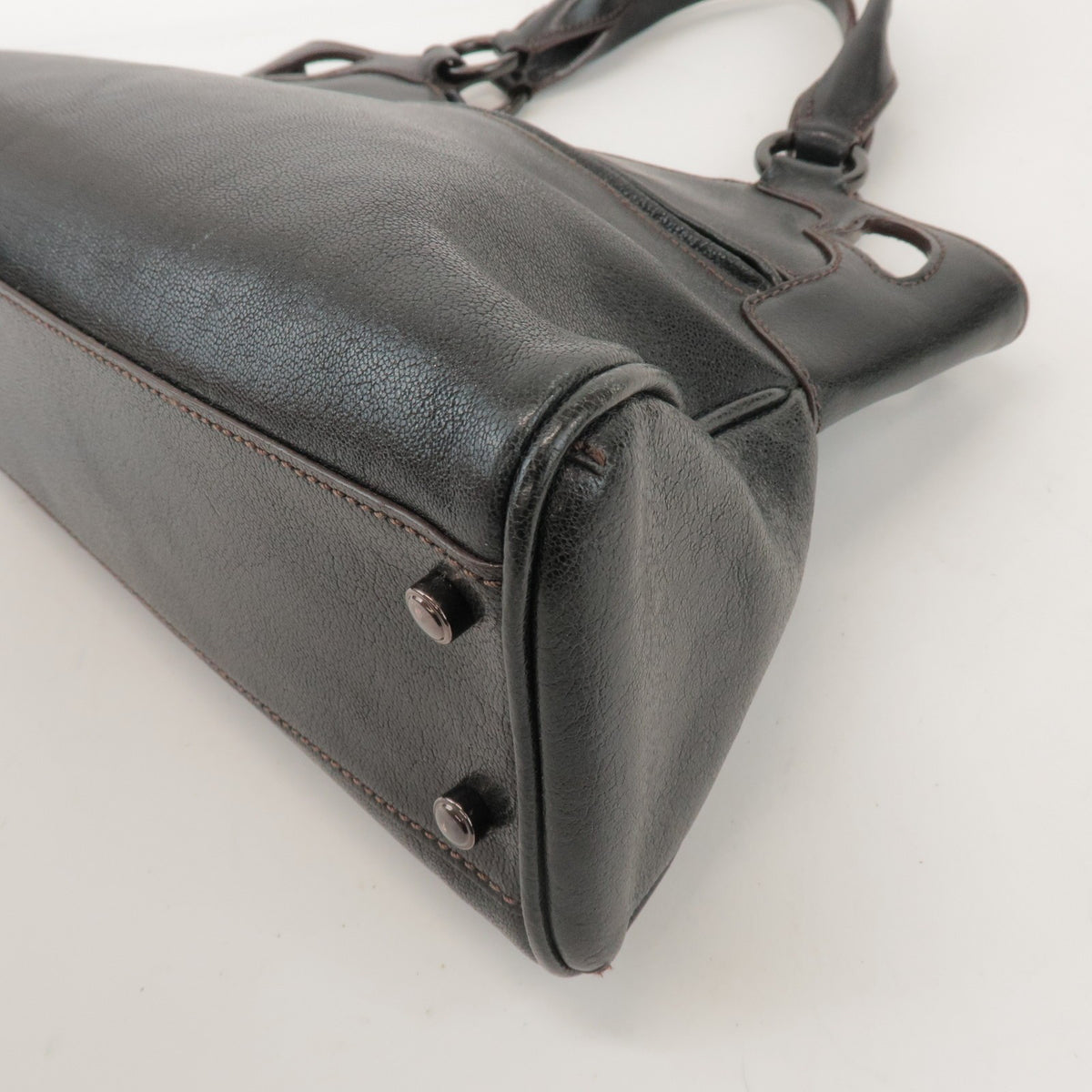 Cartier Marcello Leather, Black, Leather, Handbag