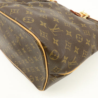 Louis Vuitton Palermo Monogram Canvas, Brown, Canvas, Handbag