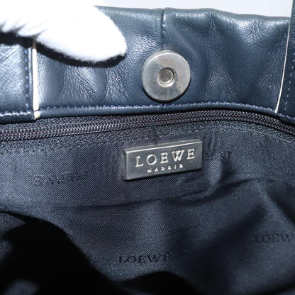 Loewe Tote Leather, Black, Leather, Tote Bag