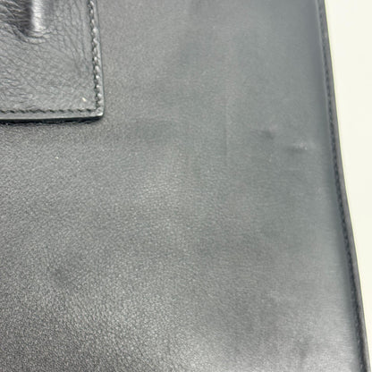 Saint Laurent Sac de Jour Leather, Navy, Leather, Handbag