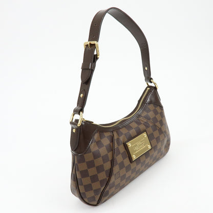 Louis Vuitton Thames Damier, Brown, Canvas, Handbag