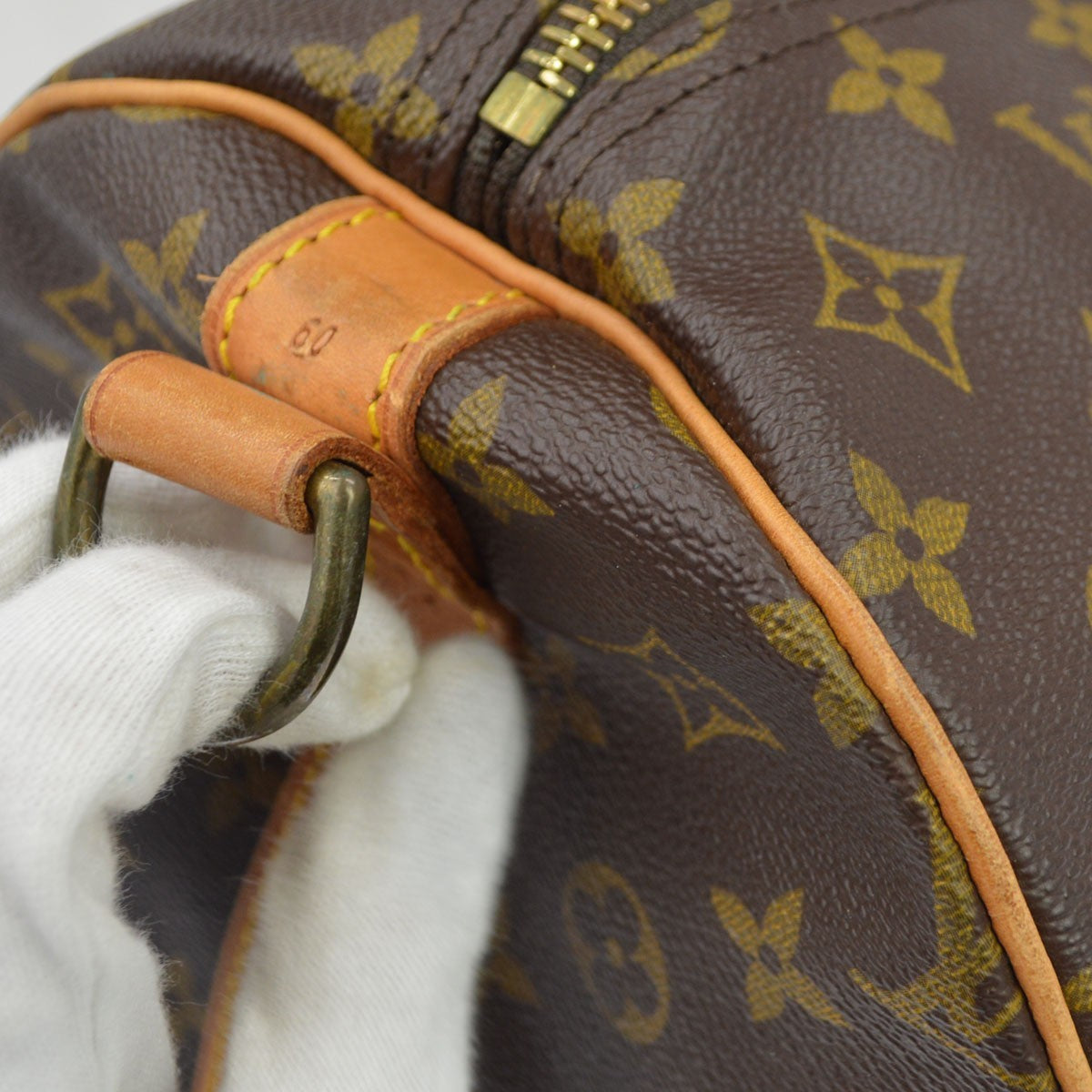 Louis Vuitton Keepall Bandouliere Monogram Canvas, Brown, Canvas, Travel Bag