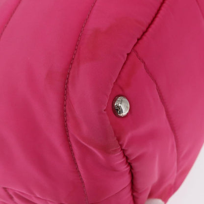 Prada Bomber Tessuto, Pink, Nylon, Tote Bag