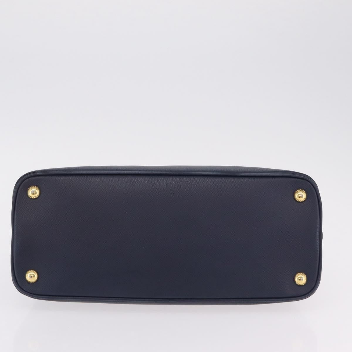 Prada Promenade Saffiano Leather, Navy, Leather, Handbag