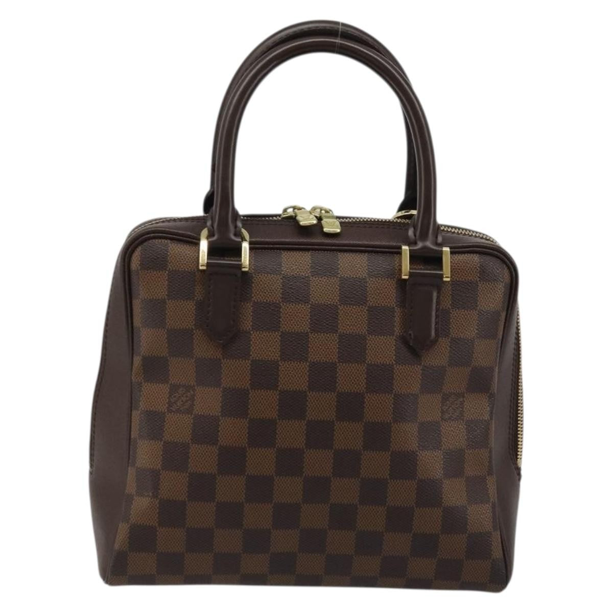 Louis Vuitton Triana Damier, Brown, Canvas, Handbag