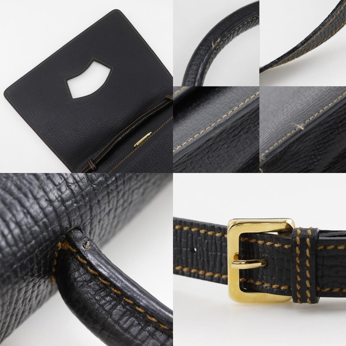 Loewe Barcelona Dome Top Handle Leather, Black, Leather, Handbag