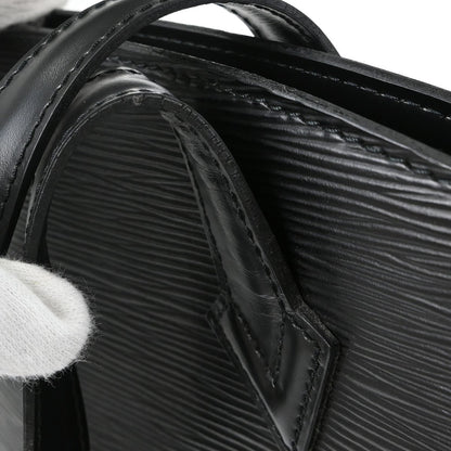 Louis Vuitton Saint Jacques Epi Leather, Black, Leather, Handbag