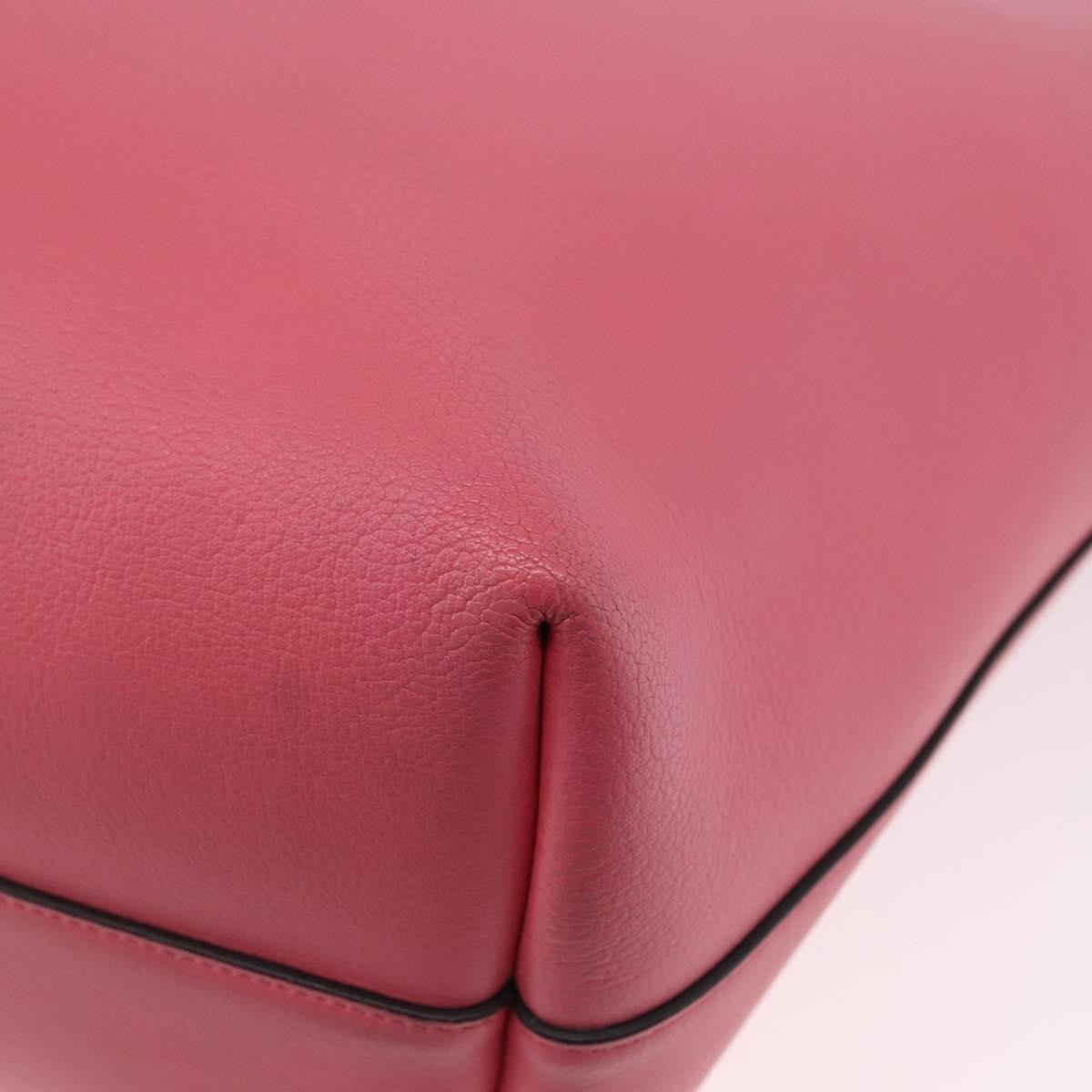 Saint Laurent Shopper Leather, Pink, Leather, Tote Bag