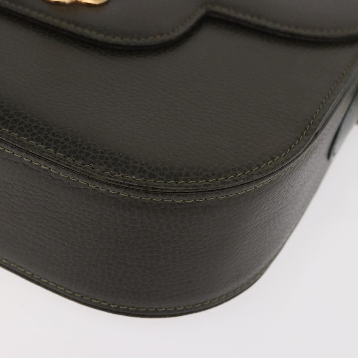 Bally Handbag Leather, Green, Leather, Handbag