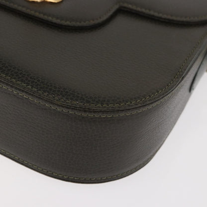 Bally Handbag Leather, Green, Leather, Handbag