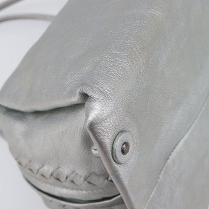 Bottega Veneta Intrecciato Handbag Intrecciato, Silver, Leather, Handbag
