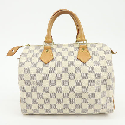 Louis Vuitton Speedy Damier, Beige, Canvas, Handbag
