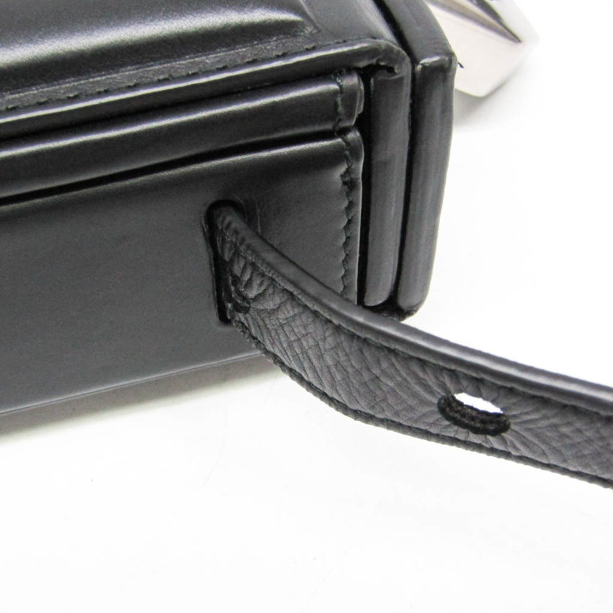 Bottega Veneta Trunk Top Handle Messenger Padded Leather, Black, Leather, Handbag
