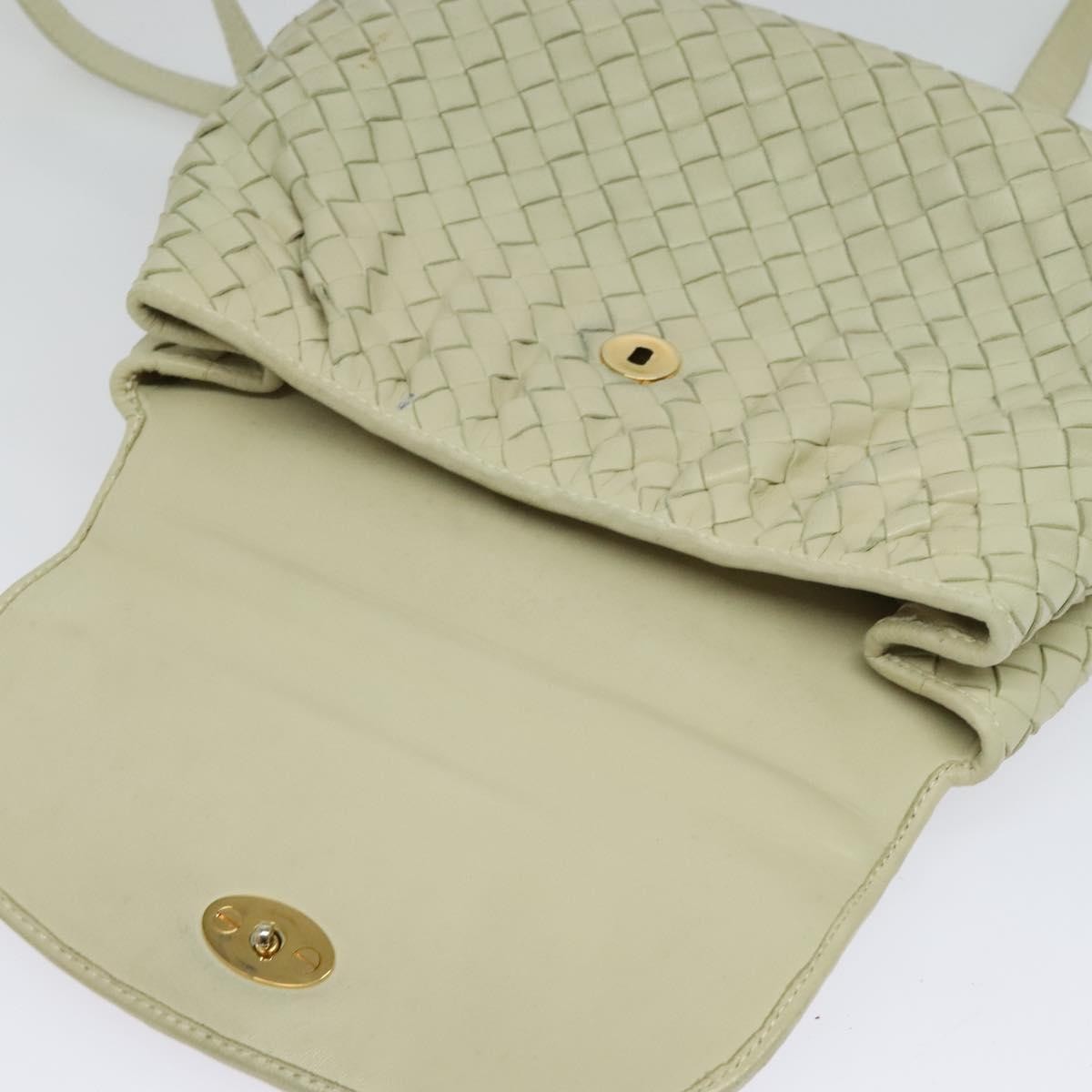 Bottega Veneta Intrecciato Handbag Intrecciato, White, Leather, Handbag
