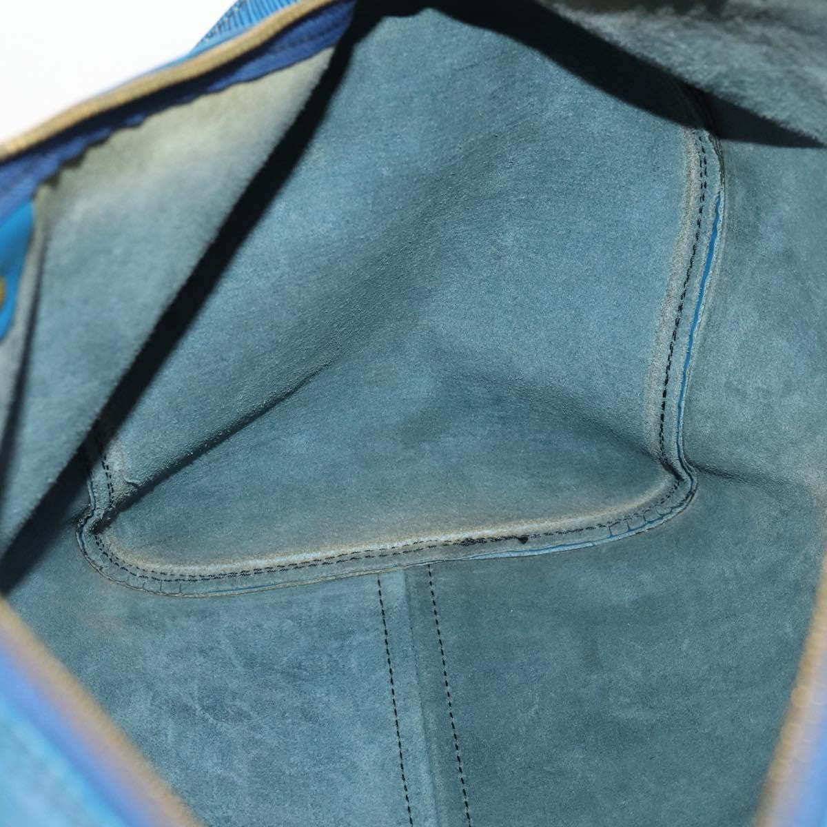 Louis Vuitton Keepall Epi Leather, Blue, Leather, Travel Bag