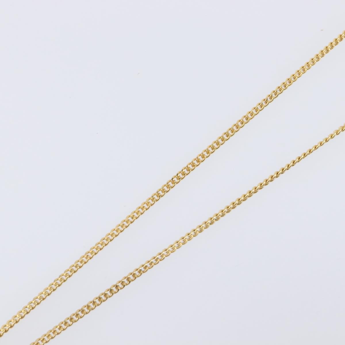 Christian Dior CD Pendant Metal, Gold, Metal, Necklace