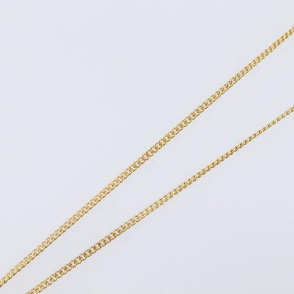 Christian Dior CD Pendant Metal, Gold, Metal, Necklace