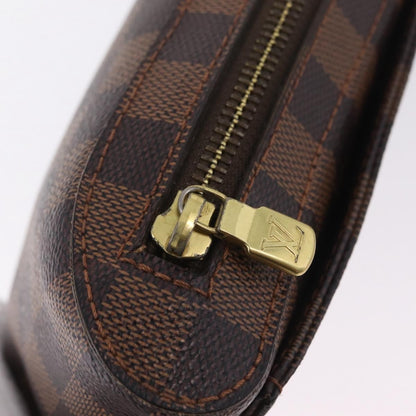 Louis Vuitton Geronimos Waist Damier, Brown, Canvas, Shoulder Bag