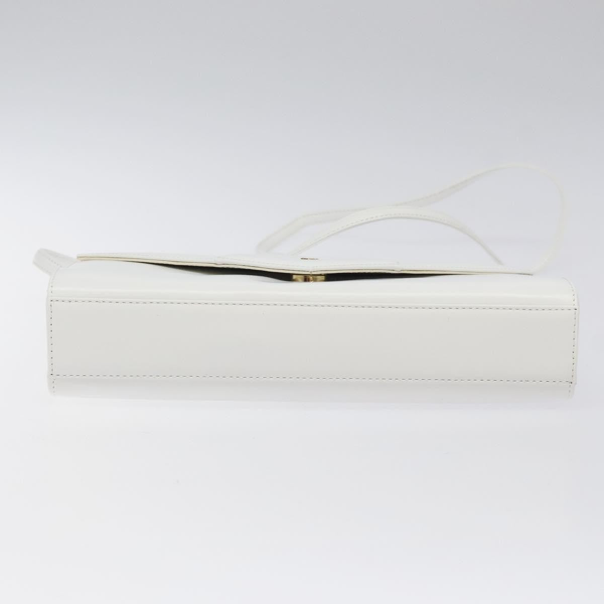 Givenchy Vintage 4G Leather, White, Leather, Shoulder Bag