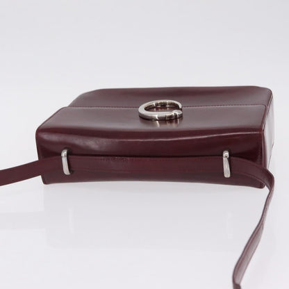 Cartier Panthère Shoulder Patent Leather, Burgundy, Patent Leather, Shoulder Bag