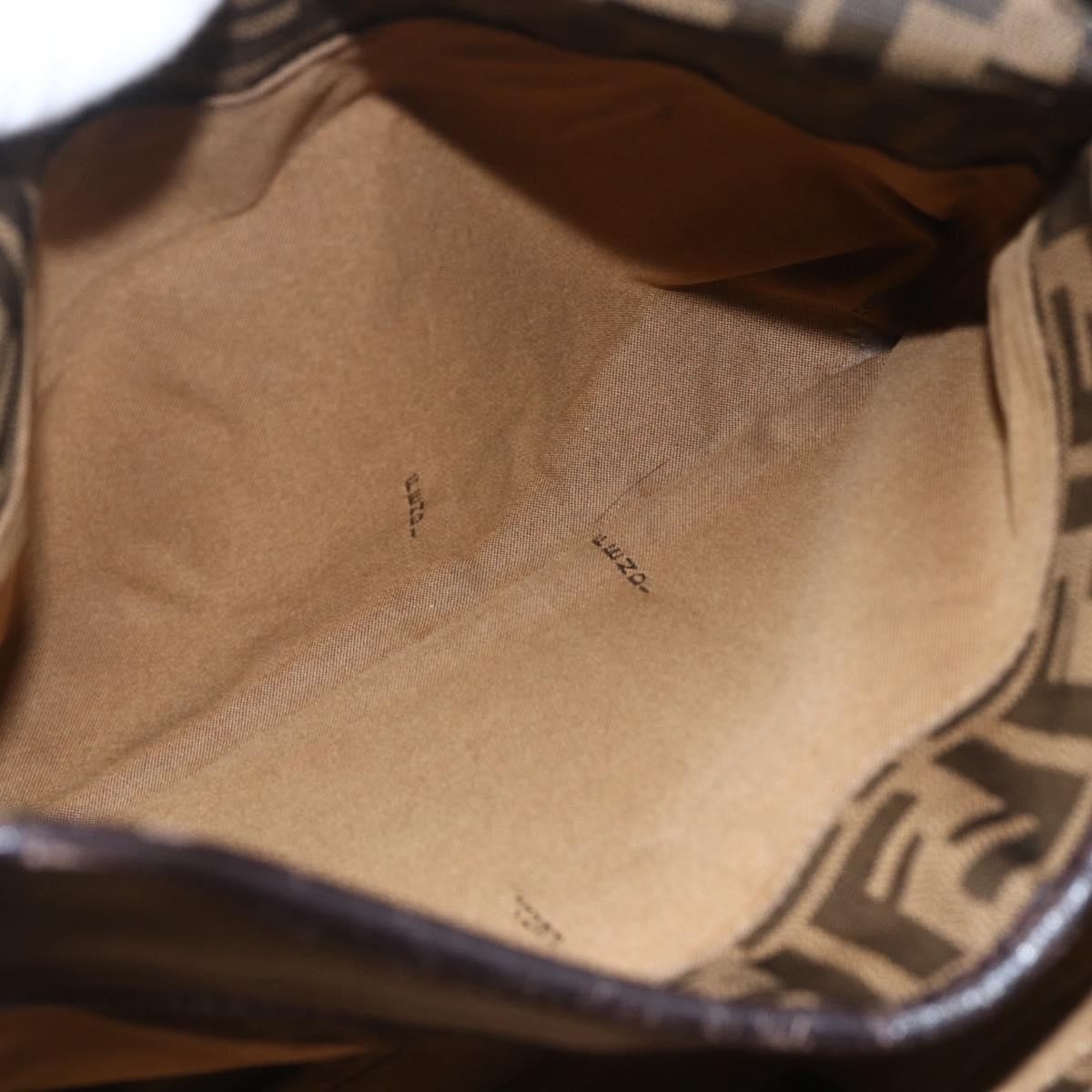 Fendi Chef Zucca Canvas, Brown, Canvas, Tote Bag