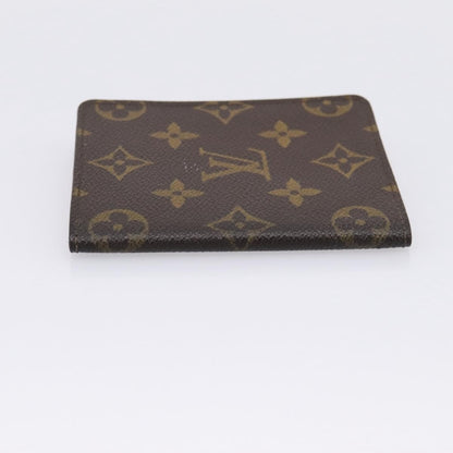 Louis Vuitton Bifold Card Case Canvas, Brown, Canvas, Clutch