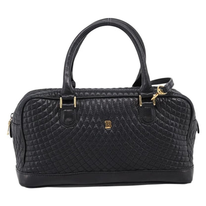 Bally Handbag Leather, Black, Leather, Handbag