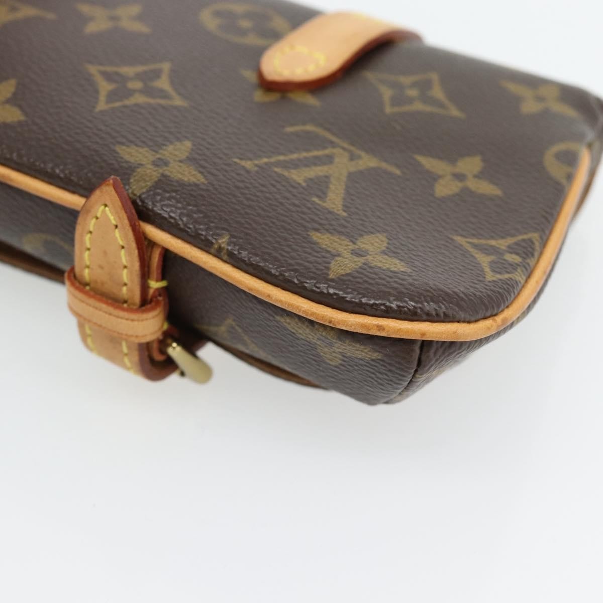 Louis Vuitton Pochette Marrell Monogram Canvas, Brown, Canvas, Clutch