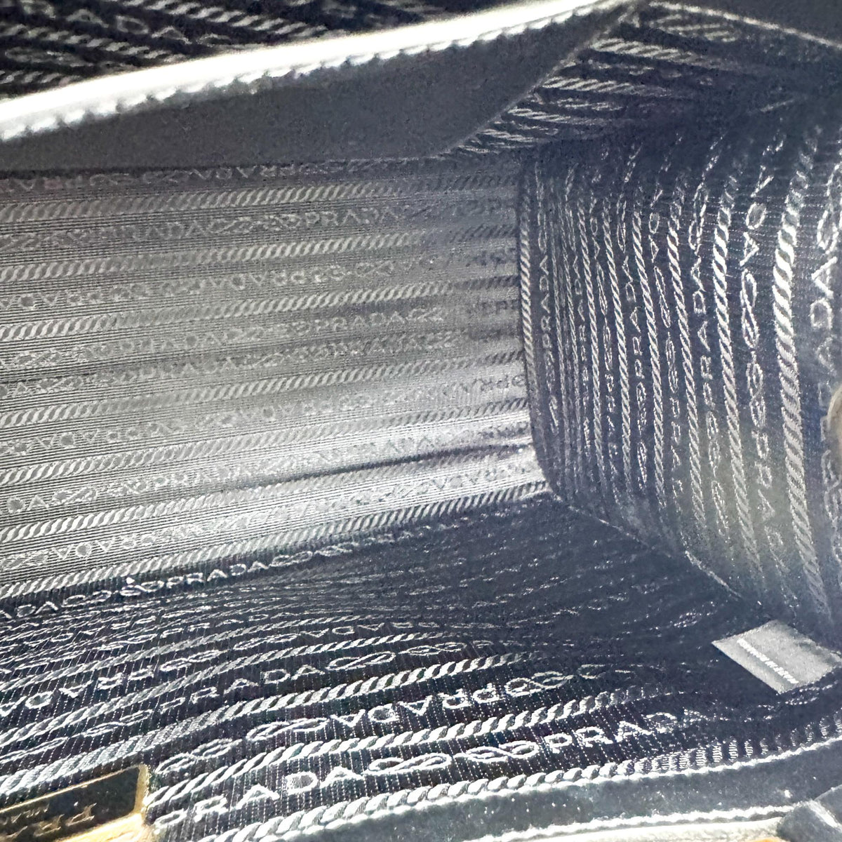 Prada saffiano tote Leather, Black, Leather, Tote Bag
