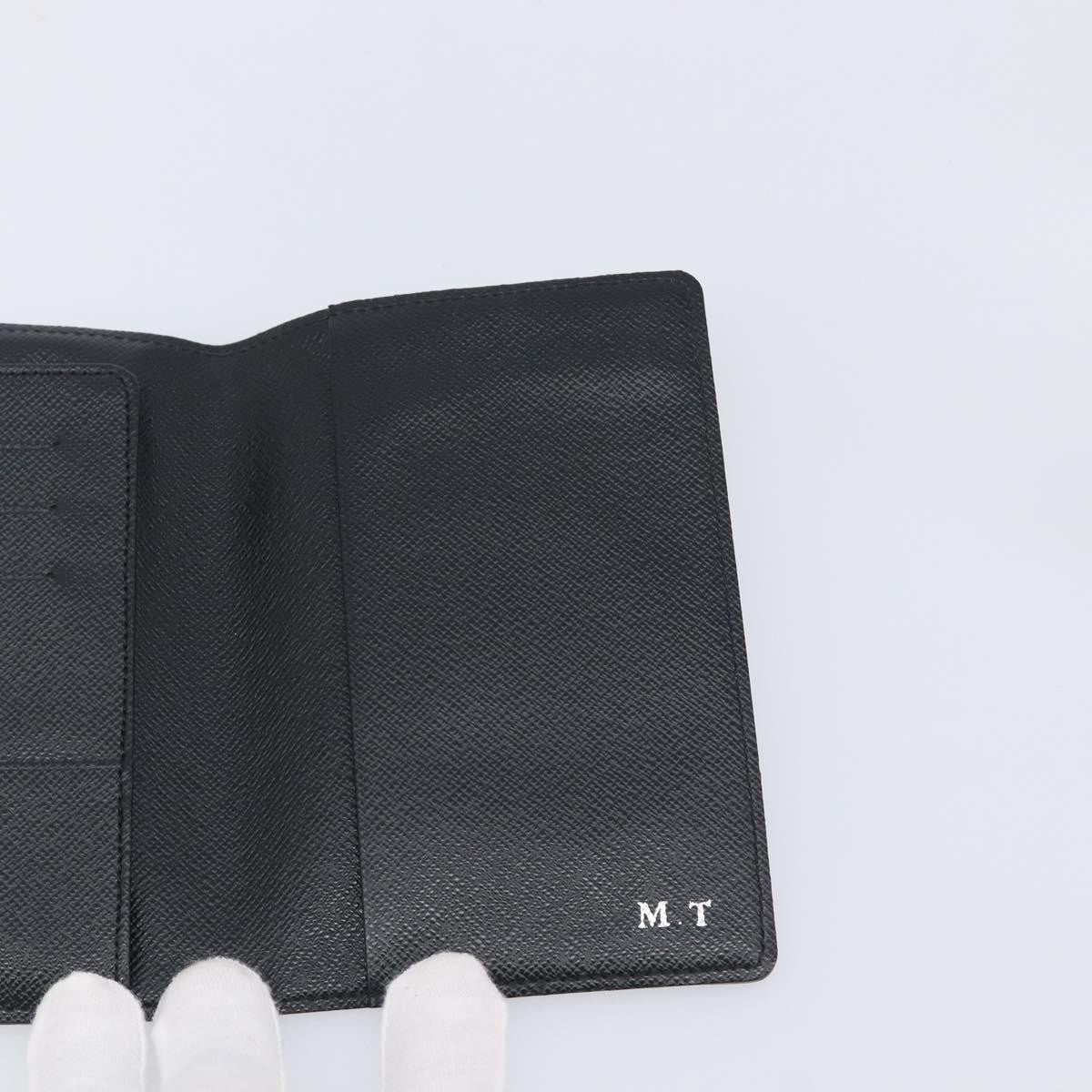Louis Vuitton Passport Cover Damier Graphite, Gray, Canvas, Briefcase