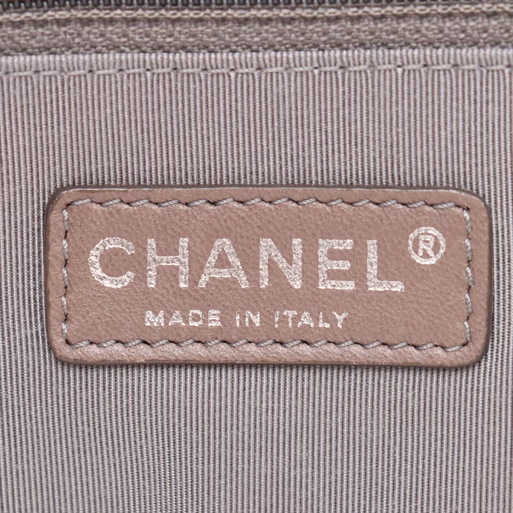 Chanel Cerf Executive Tote Leather, RED, LEATHER, Handbag