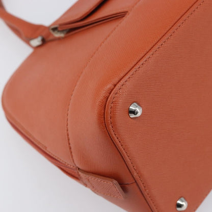 Burberry Handbag Leather, Orange, Leather, Handbag