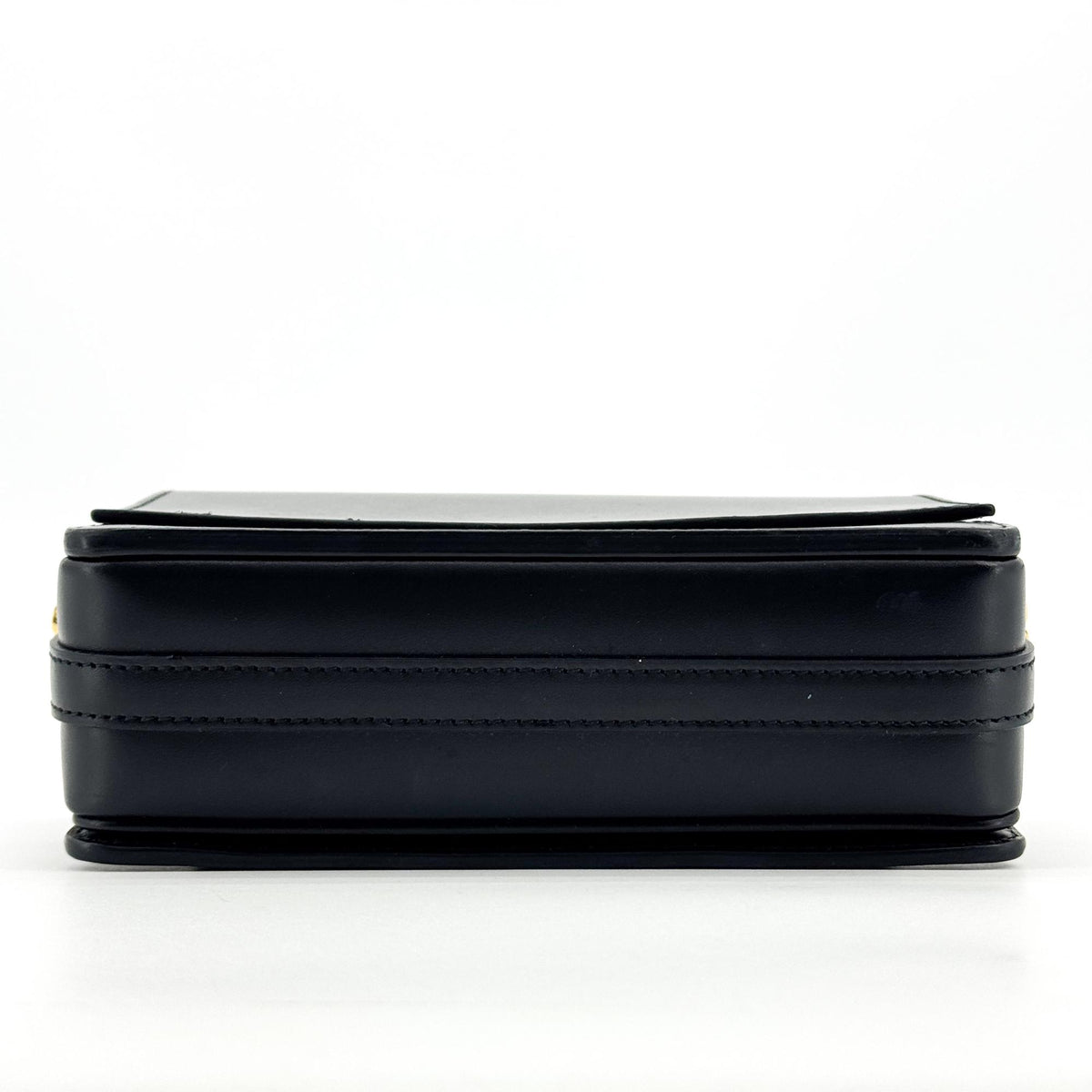 Burberry Grace Flap Horseferry Printed Leather, Black, Leather, Shoulder Bag
