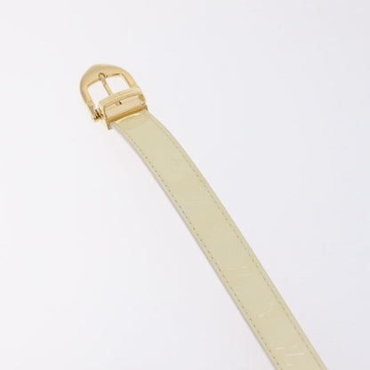Louis Vuitton Vernis Belt LV Monogram Vernis, Beige, Patent Leather, Belt
