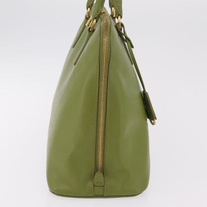 Prada Promenade Saffiano Leather, Green, Leather, Handbag