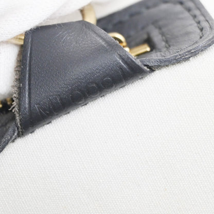 Louis Vuitton Alma Mini Lin, Blue, Canvas, Handbag