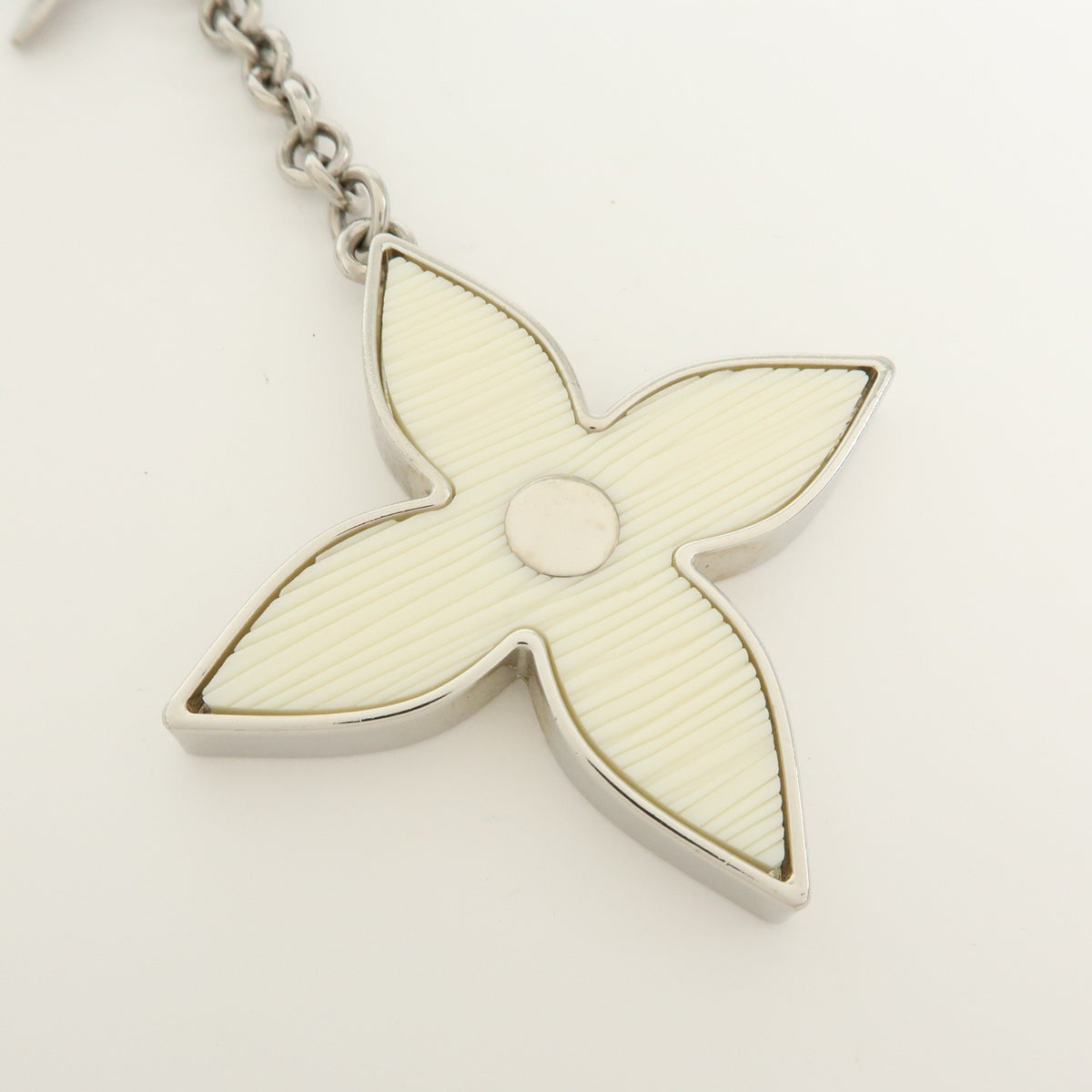 Louis Vuitton Fleur d'Epi Bag Charm Resin and Brass, White, Metal, Charm
